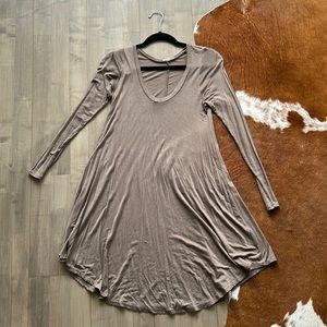 Small Lollipop Star Bittersweet Brown babydoll dress